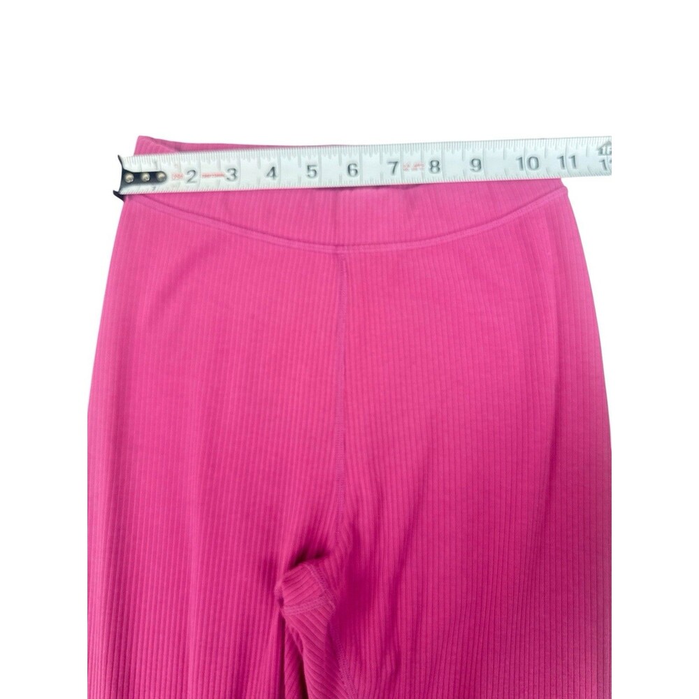 Alo Yoga Ribbed High Waist Blissful Leggings Pink Raspberry XS - Picture 6 of 7